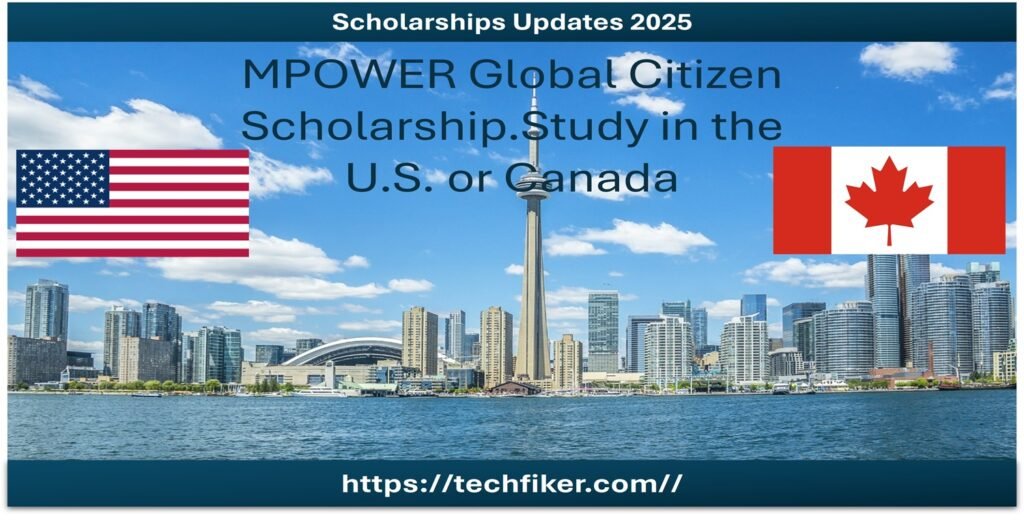 The MPOWER Global Citizen Scholarship, awarded annually, is designed to empower emerging international leaders in science, technology, and public policy.