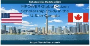 The MPOWER Global Citizen Scholarship, awarded annually, is designed to empower emerging international leaders in science, technology, and public policy.