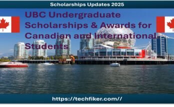 UBC Undergraduate Scholarships