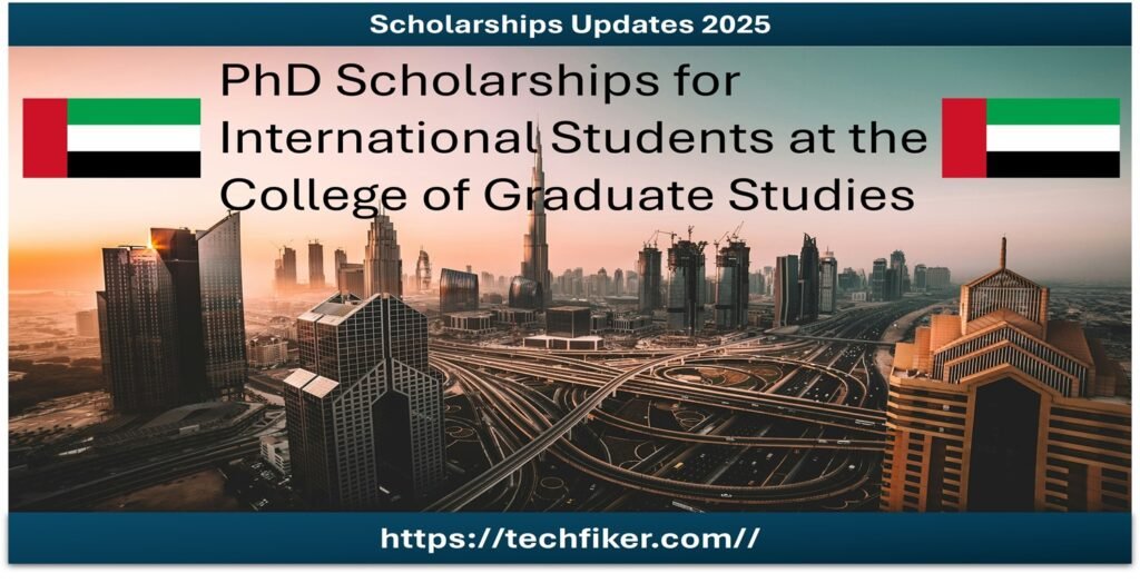 College of Graduate Studies PhD Scholarships