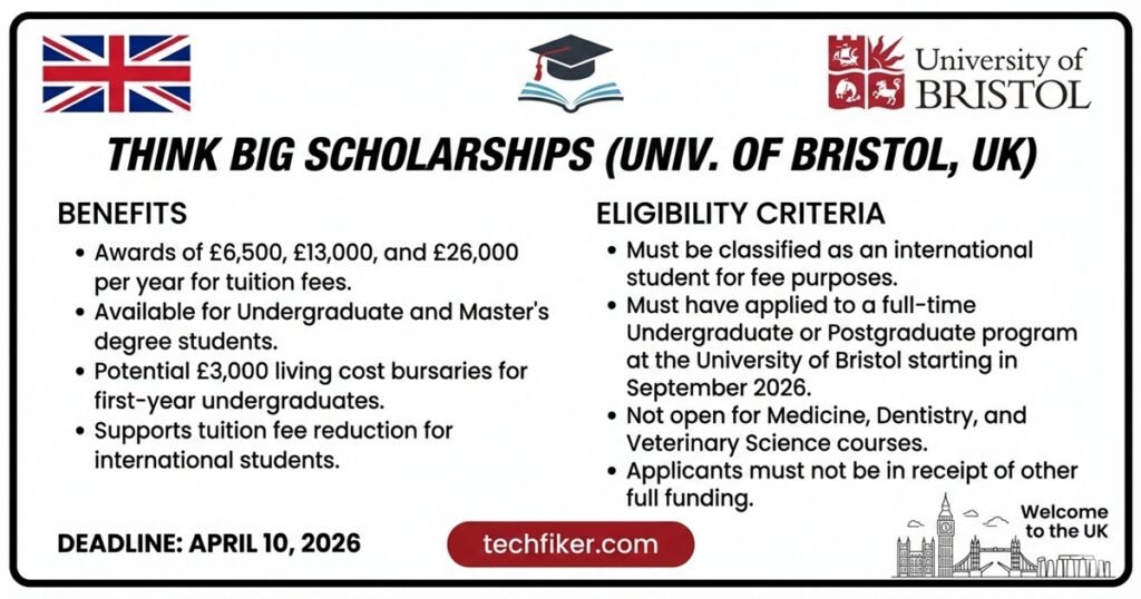 Think Big Scholarships 2026