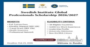 Karolinska Institutet Global Master’s Scholarship
