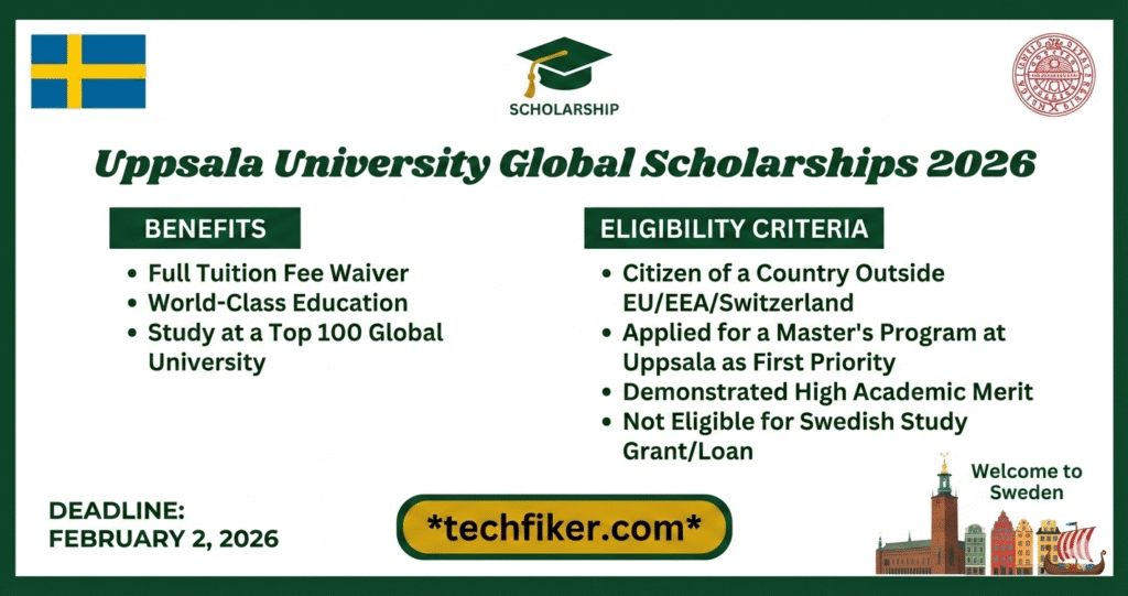 Uppsala University Global Scholarships