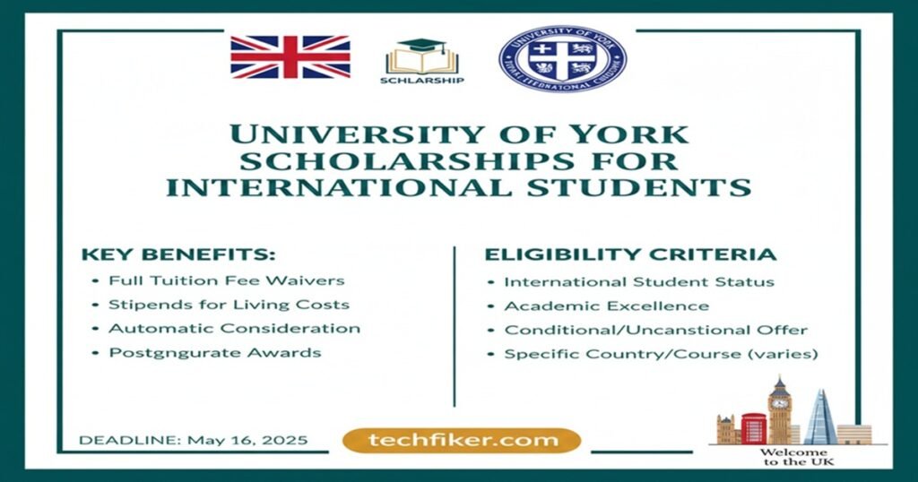 University of York Scholarships