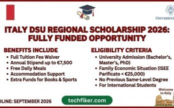 DSU Scholarship Italy