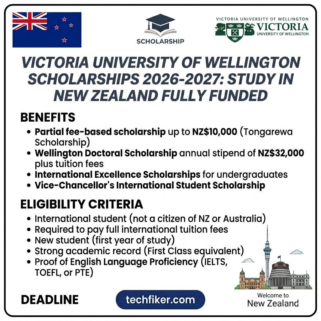 Victoria University of Wellington Scholarships