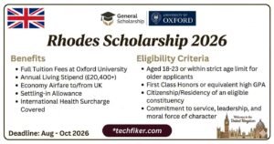 Rhodes Scholarship