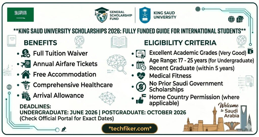 King Saud University scholarships