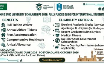 King Saud University scholarships