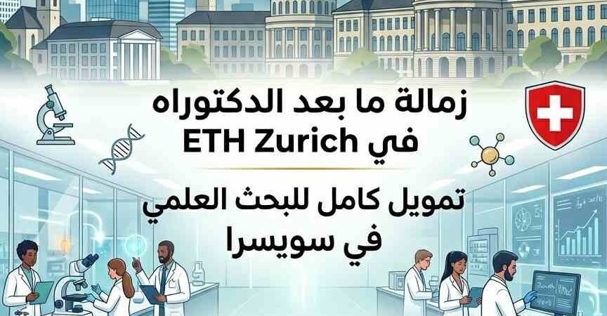 زمالة ما بعد الدكتوراه من جامعة ETH زيورخ (ETH Zurich Postdoctoral Fellowship)
