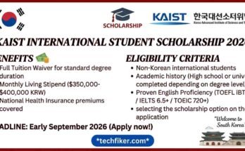 KAIST International Student Scholarship