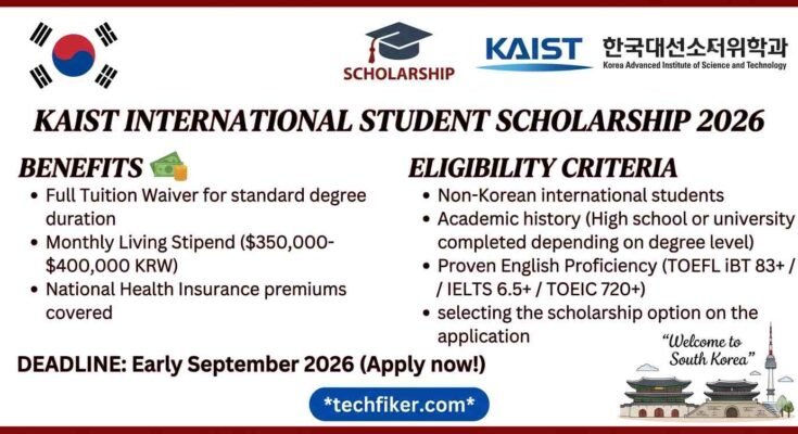 KAIST International Student Scholarship