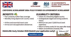 Chevening Scholarship