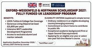 Oxford-Weidenfeld and Hoffmann Scholarship