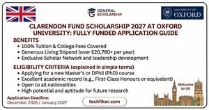 Clarendon Scholarship